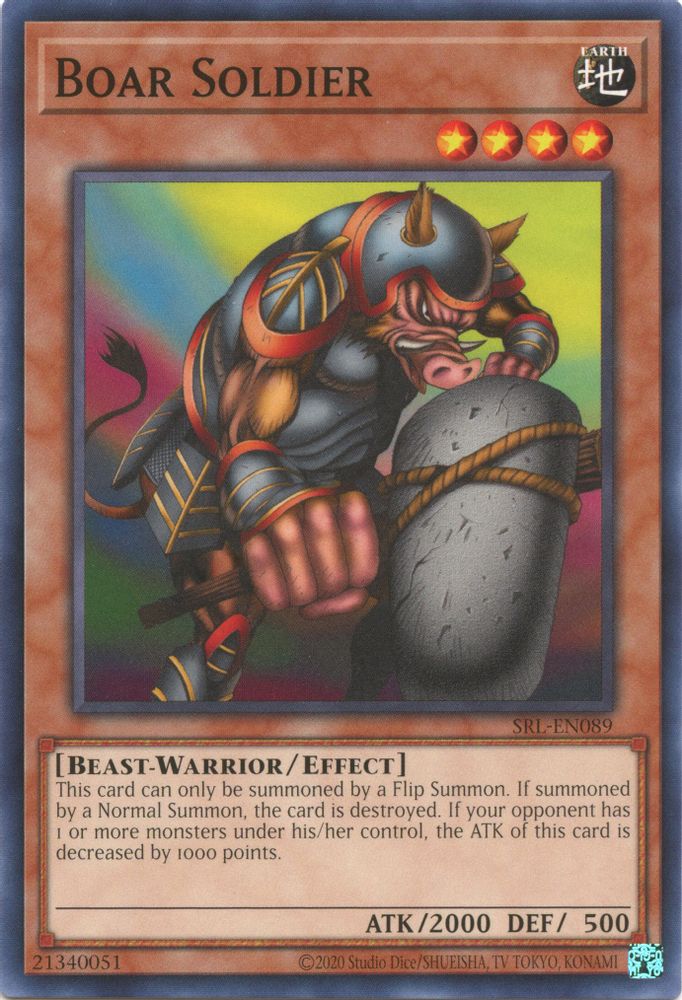 Boar Soldier (SRL-EN089) - Common