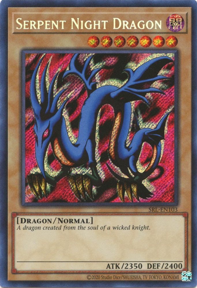 Serpent Night Dragon (SRL-EN103) - Secret Rare