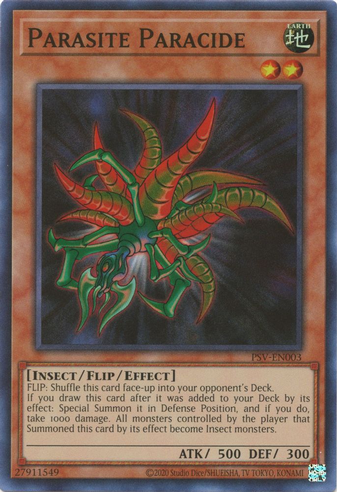 Parasite Paracide (25e anniversaire) [PSV-EN003] Super Rare 