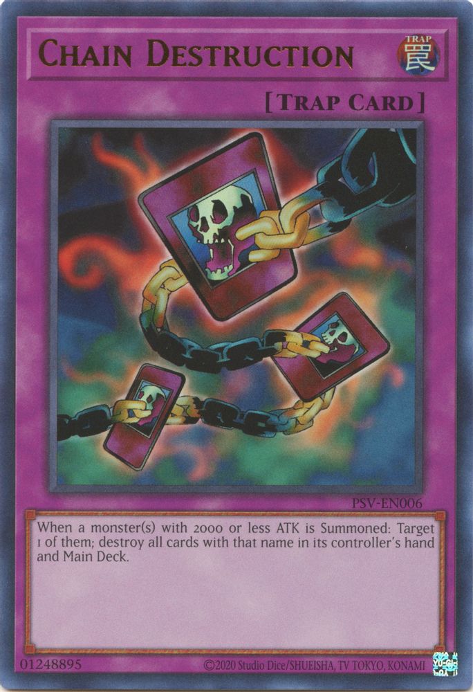 Destruction de chaîne (25e anniversaire) [PSV-EN006] Ultra rare 