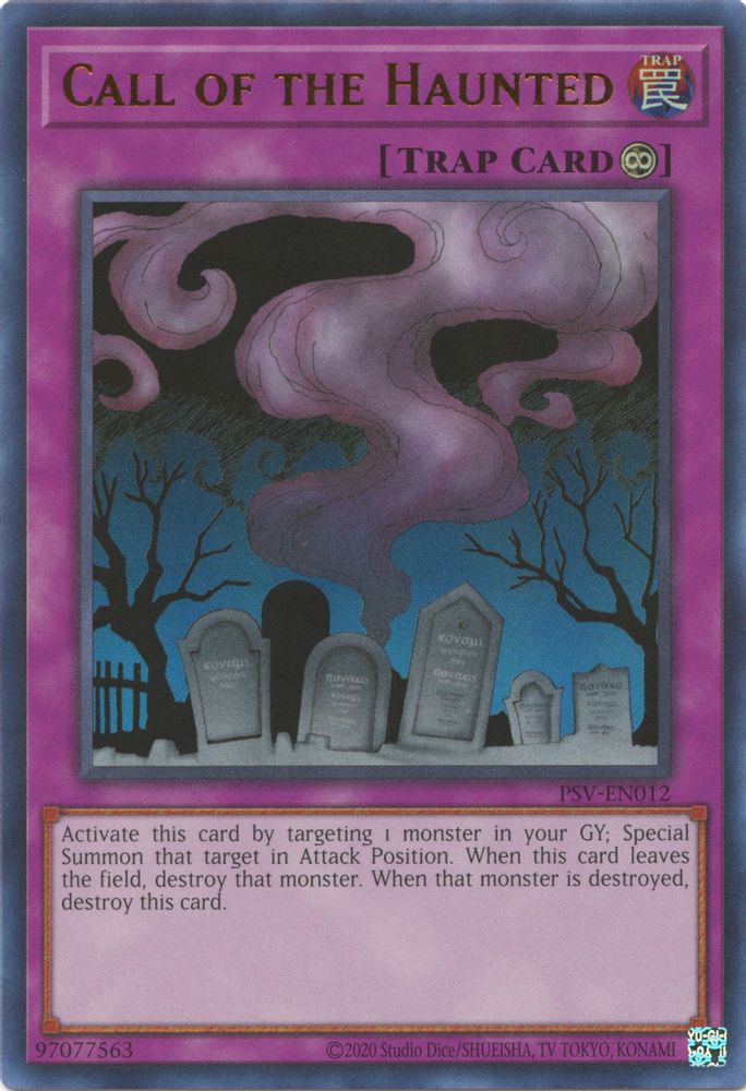 Call Of The Haunted (25e anniversaire) [PSV-EN012] Ultra Rare 