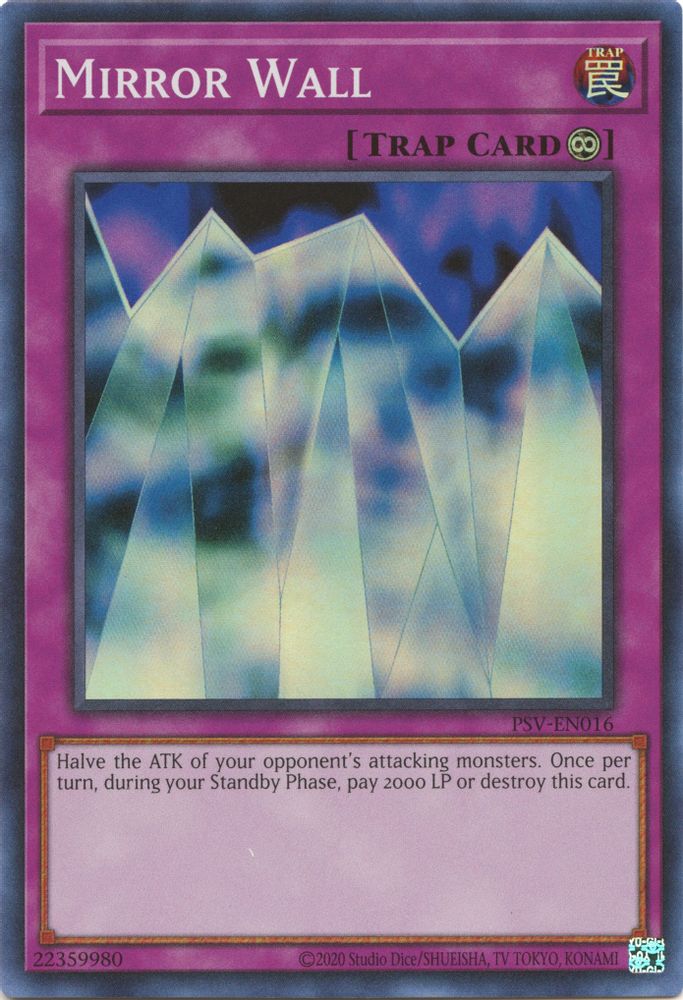 Mirror Wall (PSV-EN016) - Super Rare