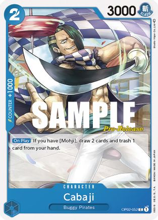 Cabaji (OP02-052) - Common