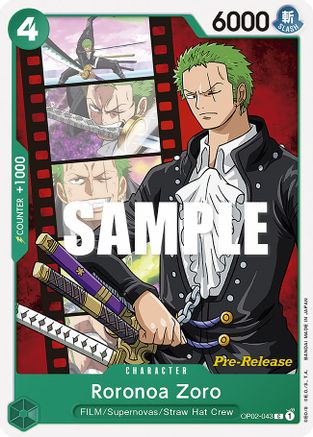 Roronoa Zoro (OP02-043) - Common
