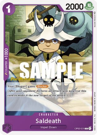 Saldeath (OP02-074) - Common