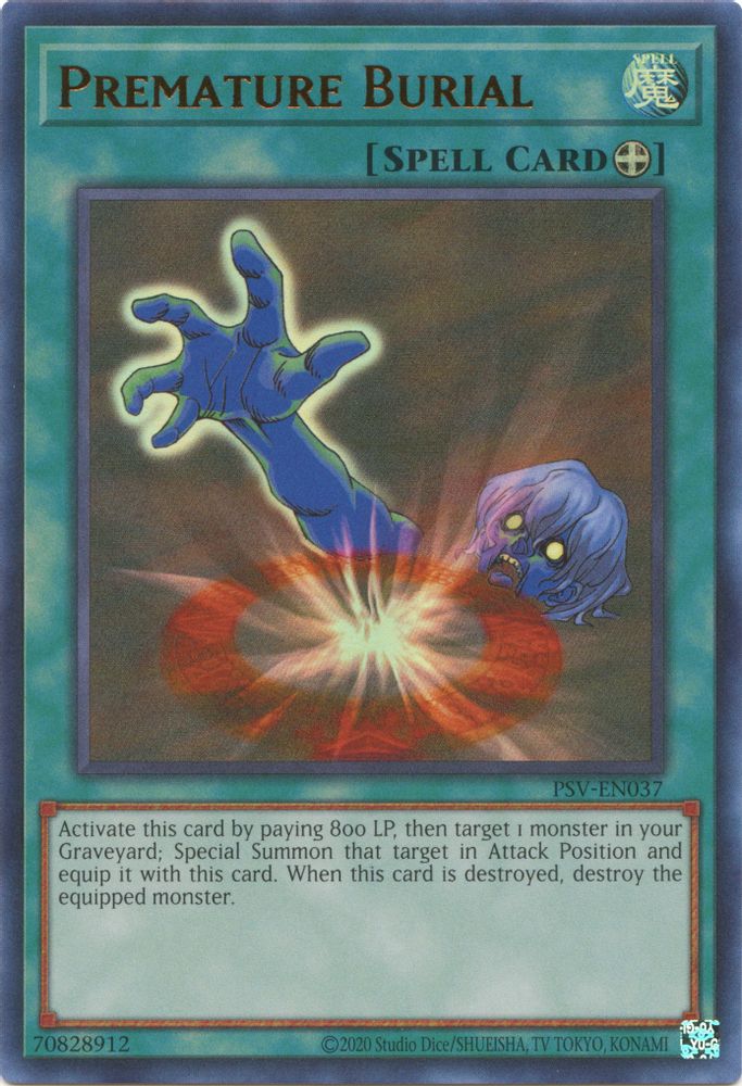 Enterrement prématuré (25e anniversaire) [PSV-EN037] Ultra rare 