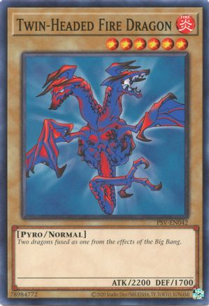 Twin-Headed Fire Dragon (PSV-EN042) - Common
