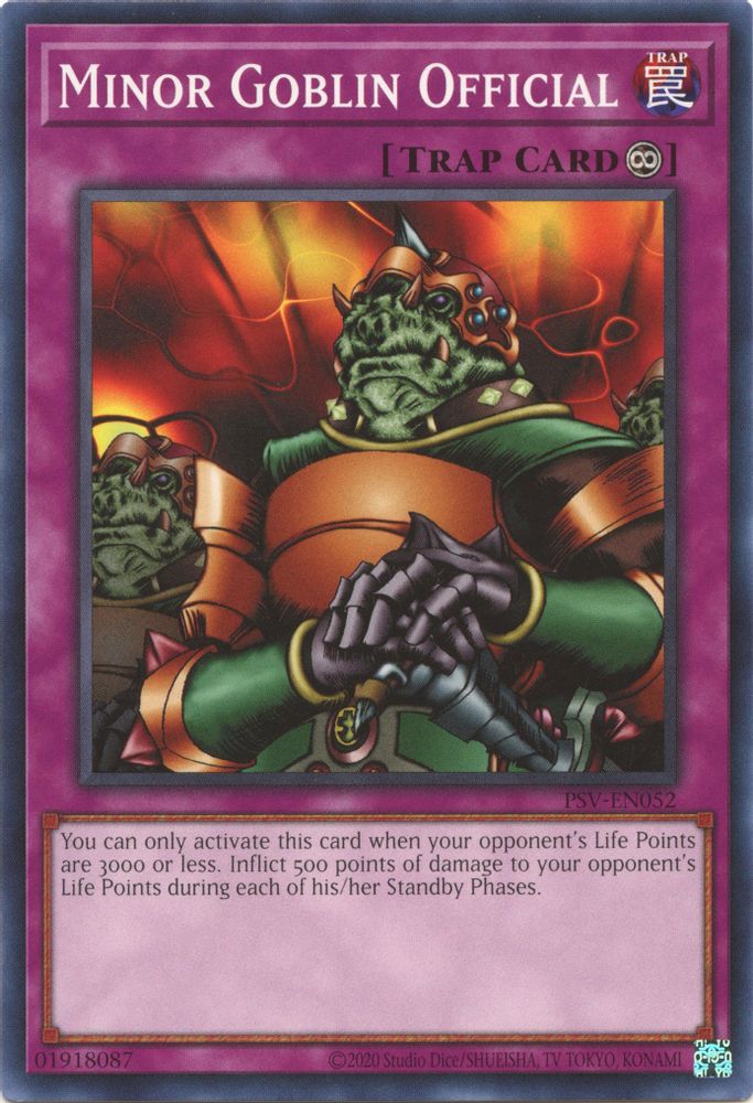 Minor Goblin Official (PSV-EN052) - Common