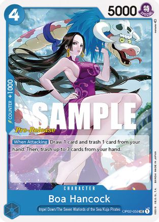 Boa Hancock [Cartes pré-version de Paramount War] 