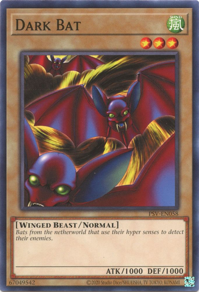 Dark Bat (25e anniversaire) [PSV-EN058] Commun 