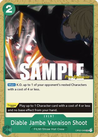Diable Jambe Venaison Shoot (OP02-046) - Uncommon