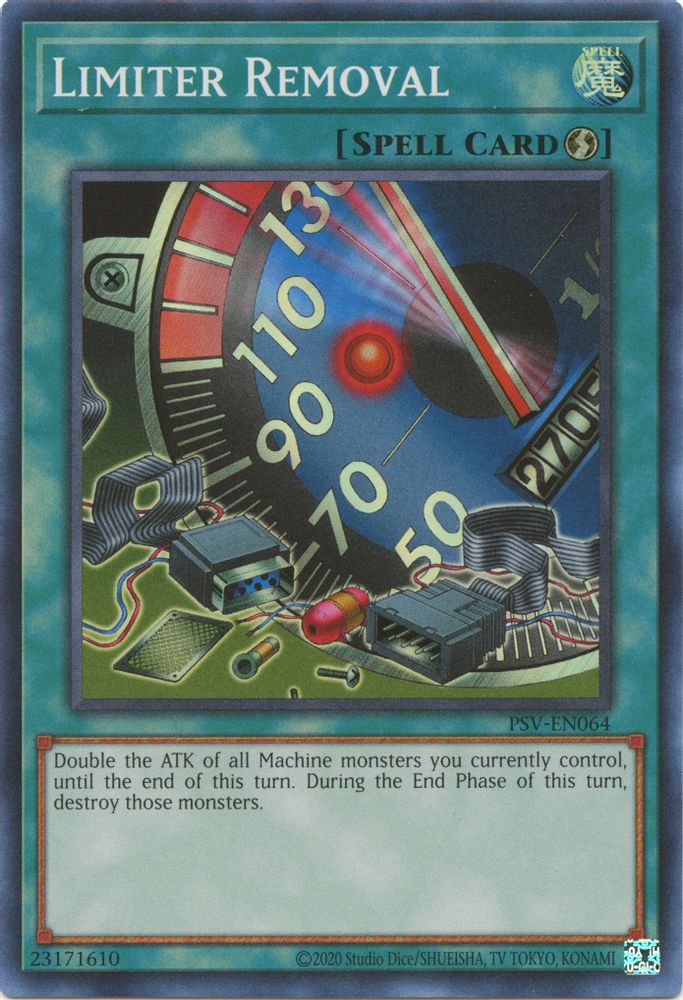 Suppression du limiteur (25e anniversaire) [PSV-EN064] Super Rare 