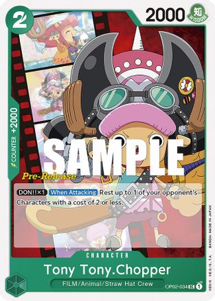 Tony Tony.Chopper (OP02-034) - Uncommon