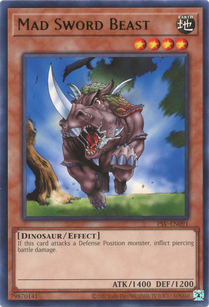 Mad Sword Beast (PSV-EN091) - Rare