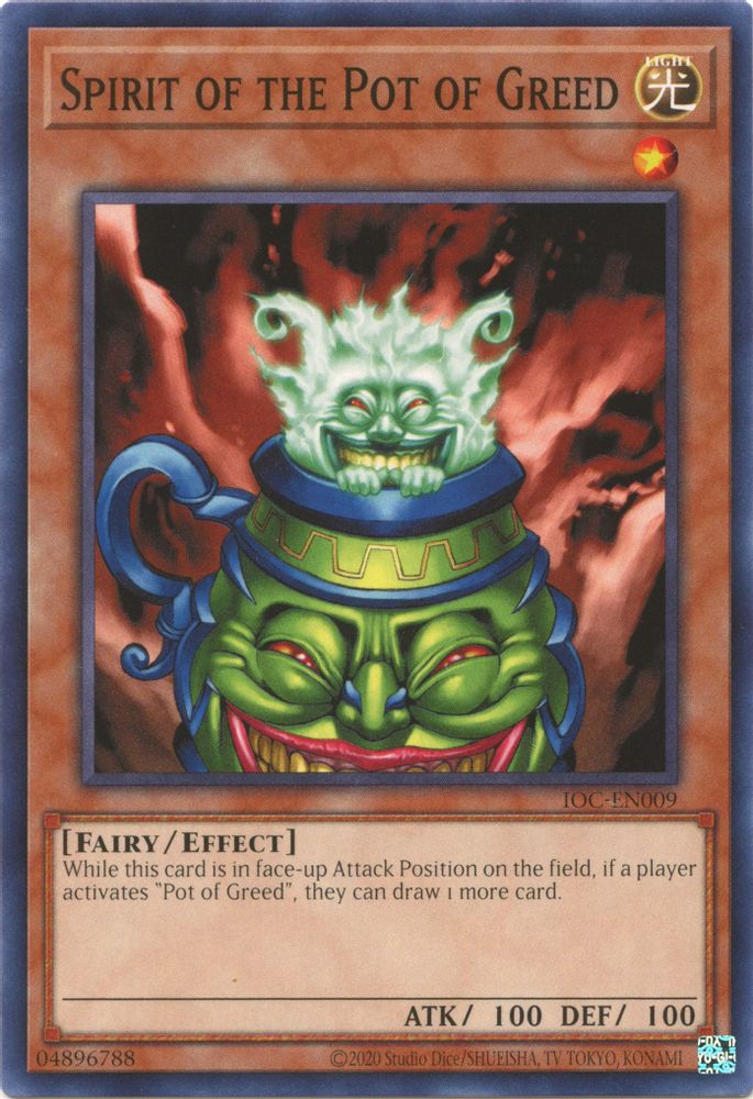 Spirit of the Pot of Greed (IOC-EN009) - Common