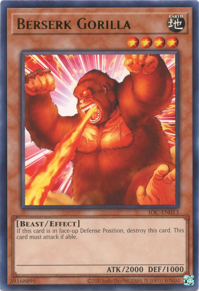 Gorille Berserk (25e anniversaire) [IOC-EN013] Rare 