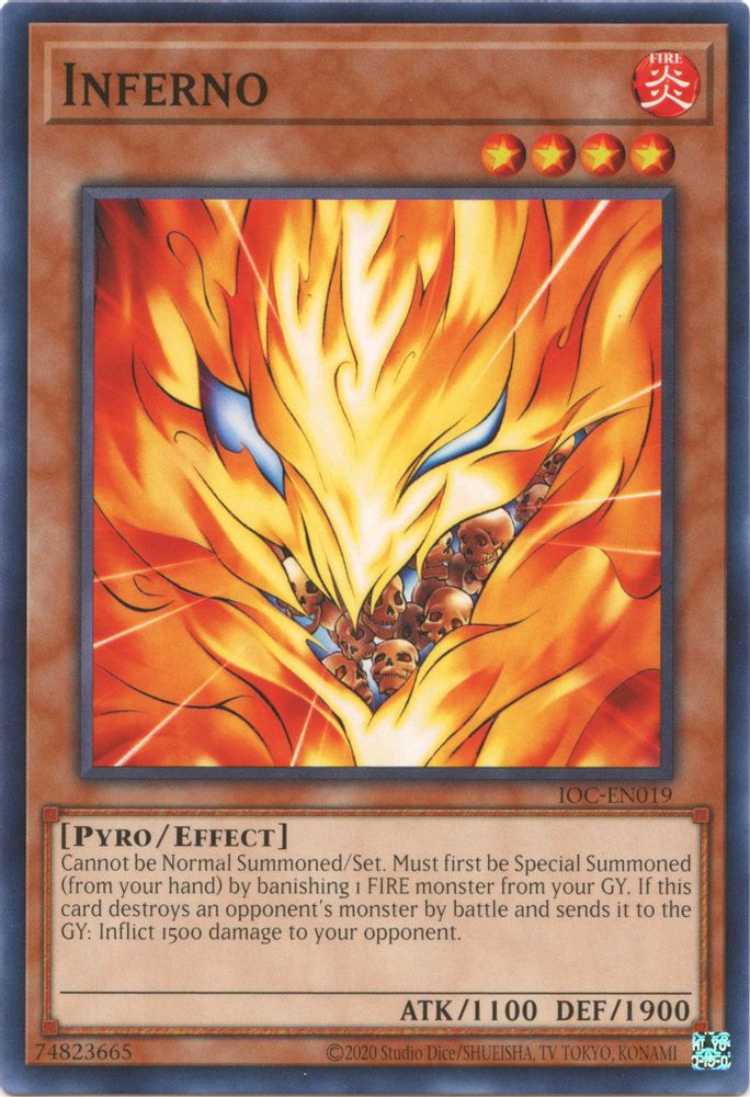 Inferno (25e anniversaire) [IOC-EN019] Commun 