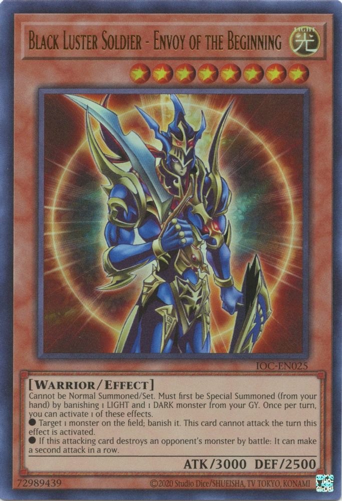 Black Luster Soldier - Envoy of the Beginning (IOC-EN025) - Ultra Rare