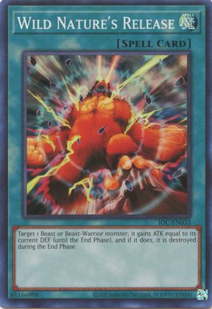 Wild Nature's Release (IOC-EN033) - Super Rare