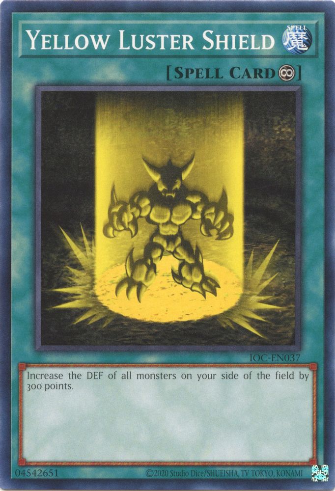 Yellow Luster Shield (IOC-EN037) - Common