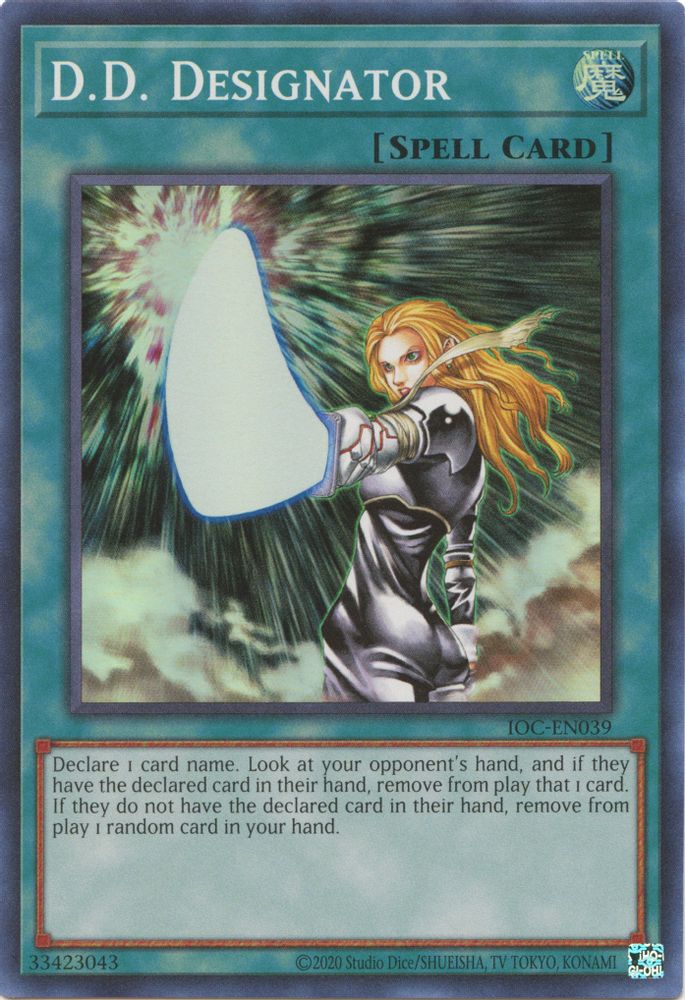 D.D. Designator (IOC-EN039) - Super Rare