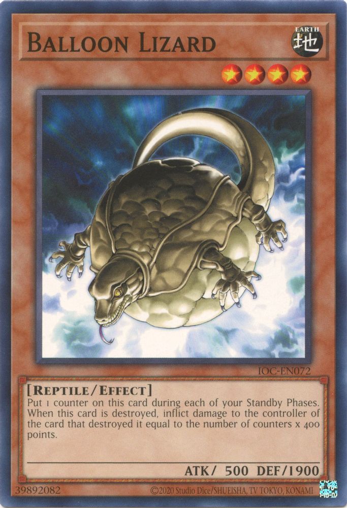 Balloon Lizard (IOC-EN072) - Common