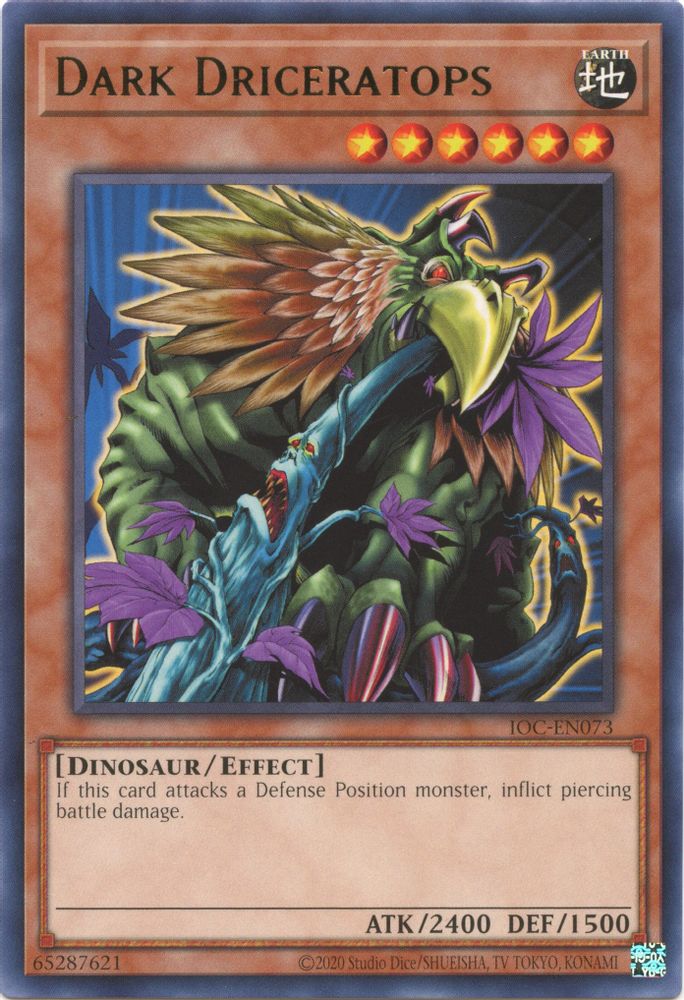 Driceratops sombre (25e anniversaire) [IOC-EN073] Rare 