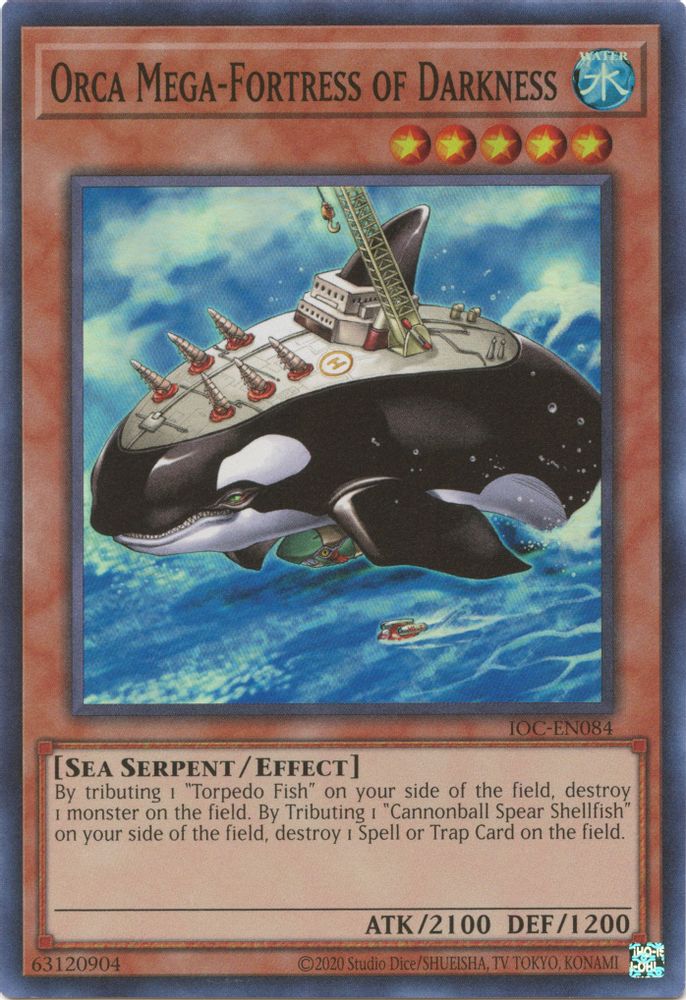 Orca Mega-Fortress of Darkness (IOC-EN084) - Super Rare