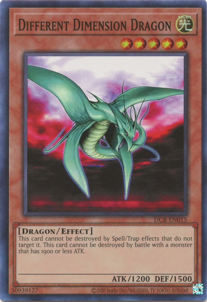 Different Dimension Dragon (DCR-EN015) - Super Rare