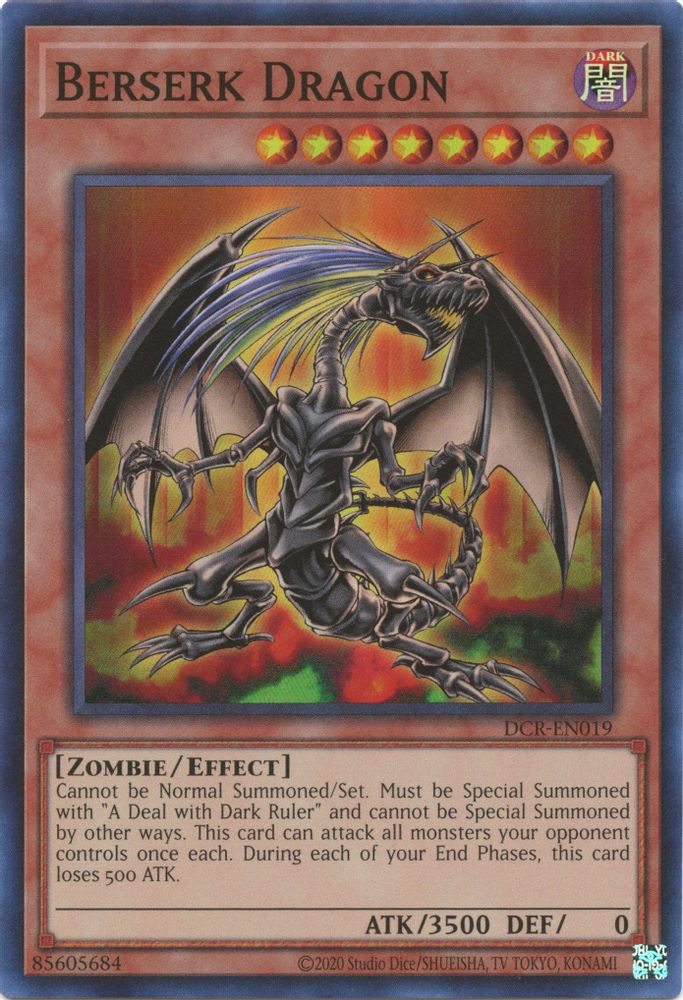 Berserk Dragon (DCR-EN019) - Super Rare