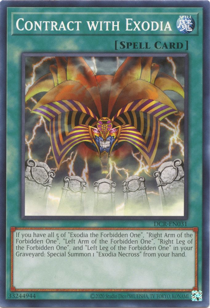 Contrat avec Exodia (25e anniversaire) [DCR-EN031] Commun 