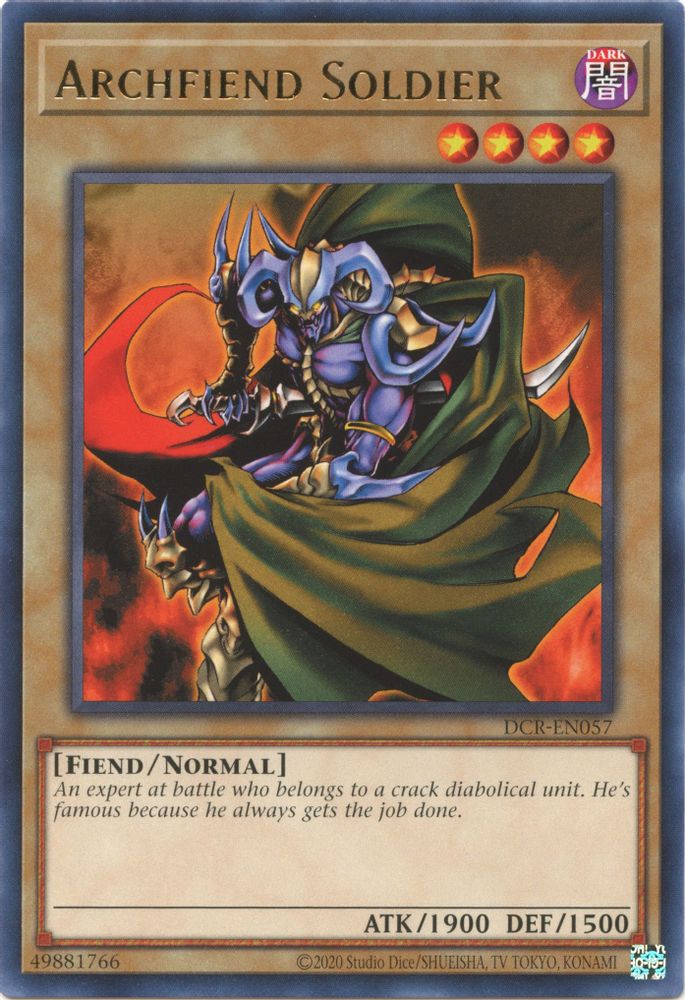 Archfiend Soldier (DCR-EN057) - Rare