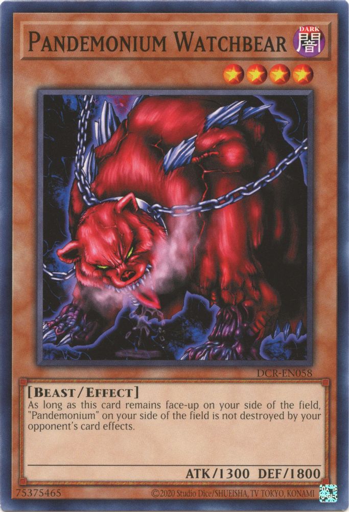 Pandemonium Watchbear (DCR-EN058) - Common