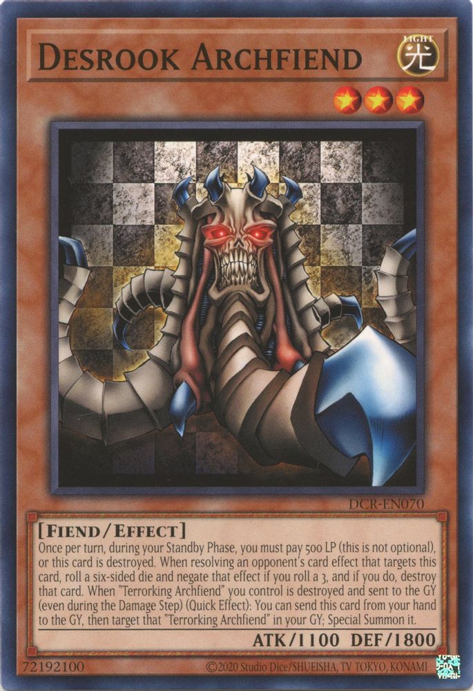 Desrook Archfiend (DCR-EN070) - Common