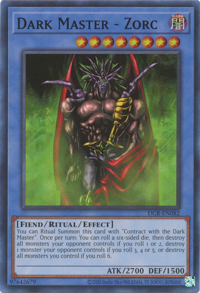 Dark Master - Zorc (DCR-EN082) - Super Rare