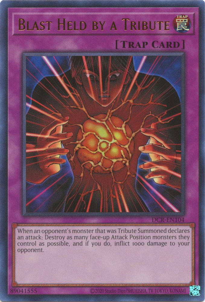 Blast Held by a Tribute (DCR-EN104) - Ultra Rare