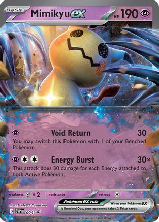 Mimikyu ex 004  - Holofoil - Promo