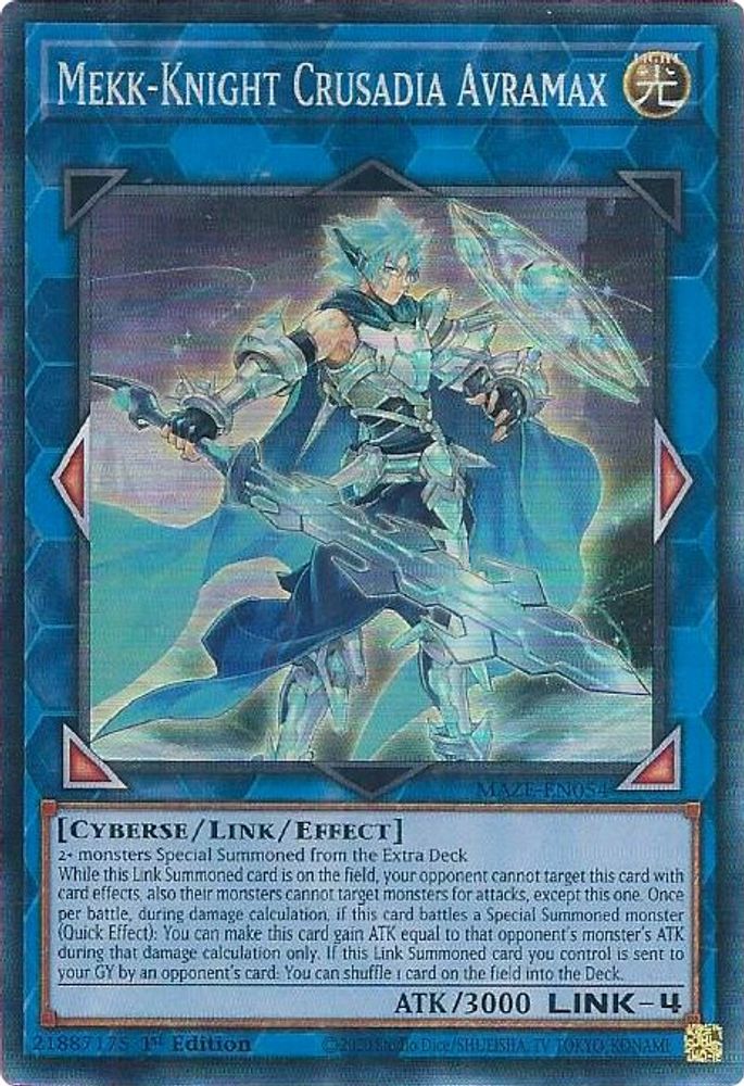 Mekk-Knight Crusadia Avramax (CR) (MAZE-EN054) - Collector's Rare
