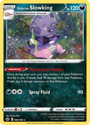 Galarian Slowking (Cosmos Holo) 098  - Holofoil - Holo Rare