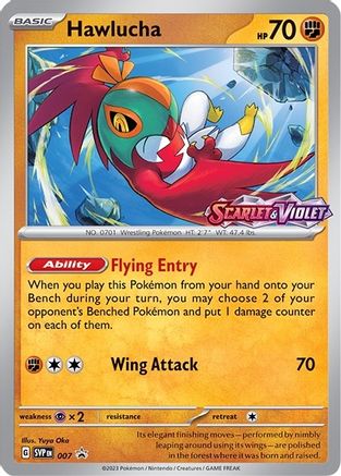 Hawlucha (Prerelease) 007  - Holofoil - Promo