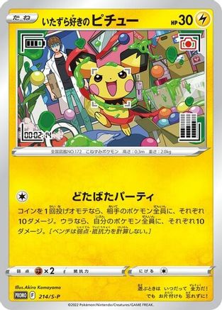 Mischievous Pichu 214/S-P  - Promo