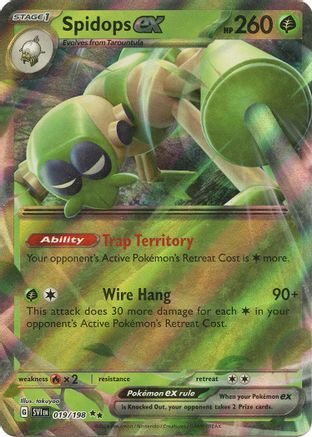 Spidops ex 019/198  - Holofoil - Double Rare
