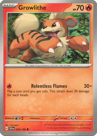 Growlithe 030/198  - Common
