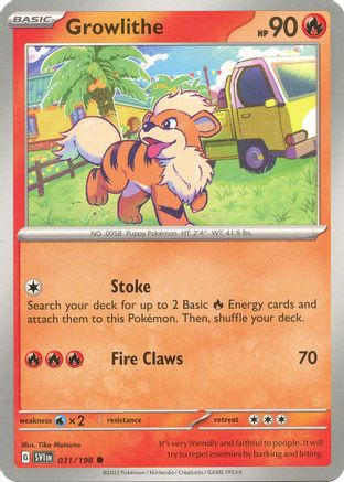 Growlithe 031/198  - Common