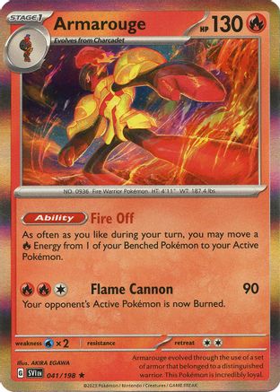 Armarouge 041/198  - Holofoil - Rare