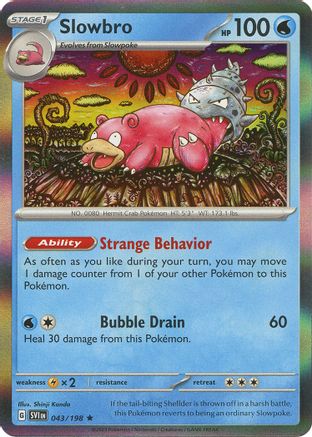 Slowbro 043  - Holofoil - Rare