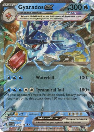 Gyarados ex 045/198  - Holofoil - Double Rare