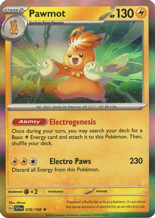 Pawmot 076/198  - Holofoil - Rare
