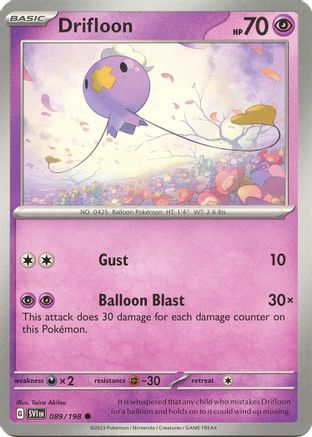 Drifloon 089  - Common