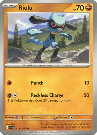 Riolu 113/198  - Common